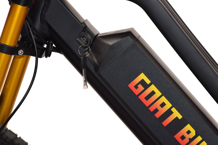 Goat Power Billy Goat V3 Electric Bike 3000W 50MPH Moped Style Ebike Moped-Style Electric Bikes ORIGINAL GRADIENT - PEDALS 21