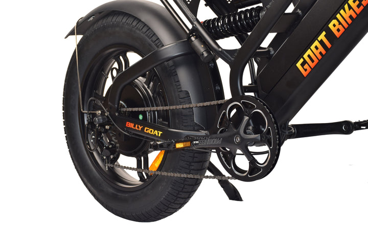 Goat Power Billy Goat V3 Electric Bike 3000W 50MPH Moped Style Ebike Moped-Style Electric Bikes ORIGINAL GRADIENT - PEDALS 18