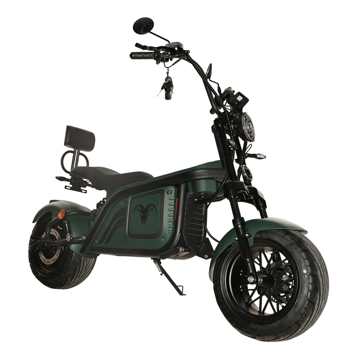 Goat Power Hulk Goat 5KW V2 Electric Scooter 10000W 60MPH 2-Seat Motorcycle-inspired style Electric Scooter Green 2