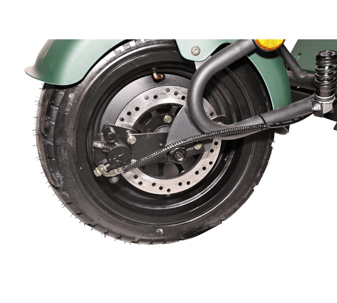 Goat Power Hulk Goat 5KW V2 Electric Scooter 10000W 60MPH 2-Seat Motorcycle-inspired style Electric Scooter Green 25