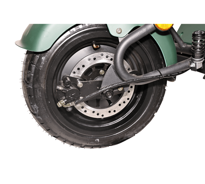 Goat Power Hulk Goat 5KW V2 Electric Scooter 10000W 60MPH 2-Seat Motorcycle-inspired style Electric Scooter Green 25