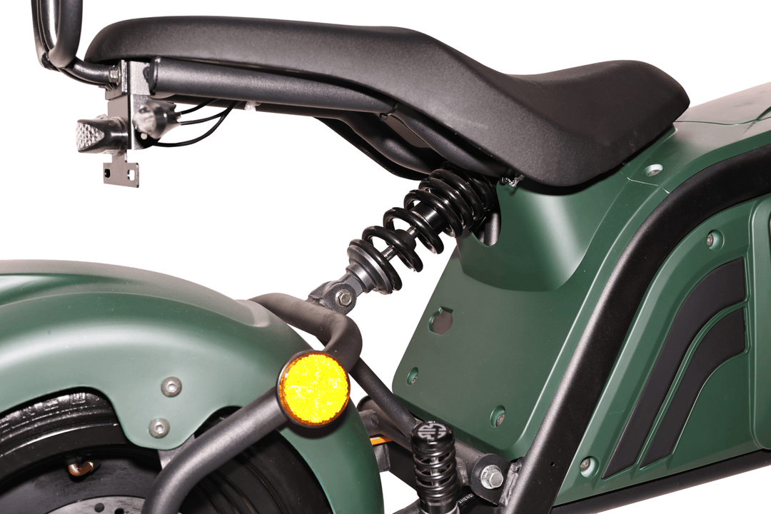 Goat Power Hulk Goat 5KW V2 Electric Scooter 10000W 60MPH 2-Seat Motorcycle-inspired style Electric Scooter Green 19
