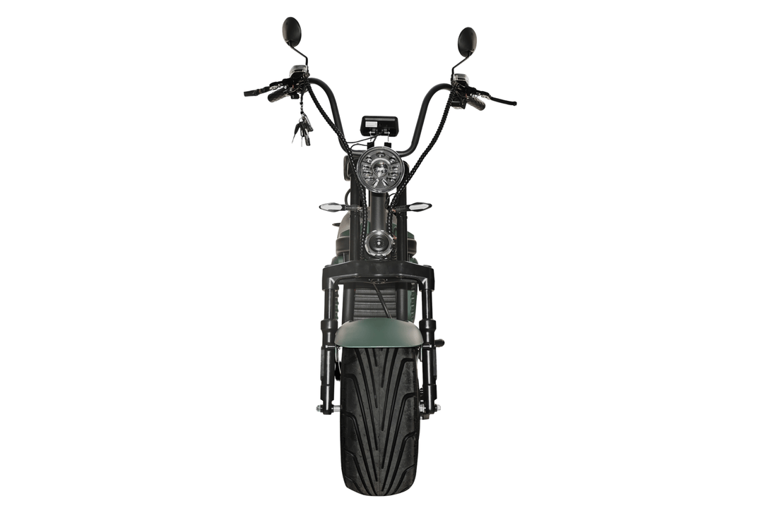 Goat Power Hulk Goat 5KW V2 Electric Scooter 10000W 60MPH 2-Seat Motorcycle-inspired style Electric Scooter Green 16