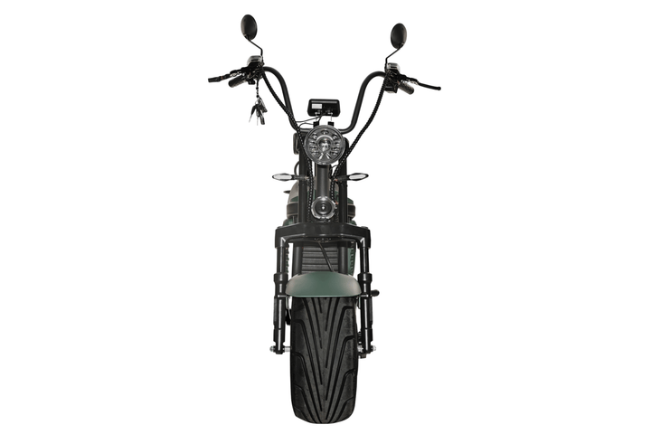Goat Power Hulk Goat 5KW V2 Electric Scooter 10000W 60MPH 2-Seat Motorcycle-inspired style Electric Scooter Green 16