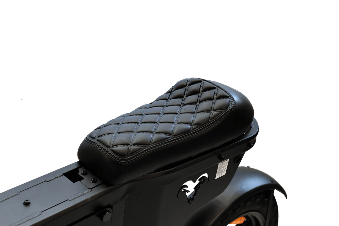 Goat Power King Goat V3 Electric Bike 8500W 70MPH Moped Style Ebike Moped-Style Electric Bikes All Black - Pedals 25