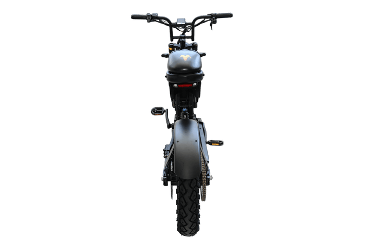 Goat Power King Goat V3 Electric Bike 8500W 70MPH Moped Style Ebike Moped-Style Electric Bikes All Black - Pedals 7