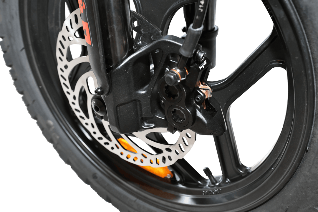 Goat Power King Goat V3 Electric Bike 8500W 70MPH Moped Style Ebike Moped-Style Electric Bikes All Black - Pedals 40