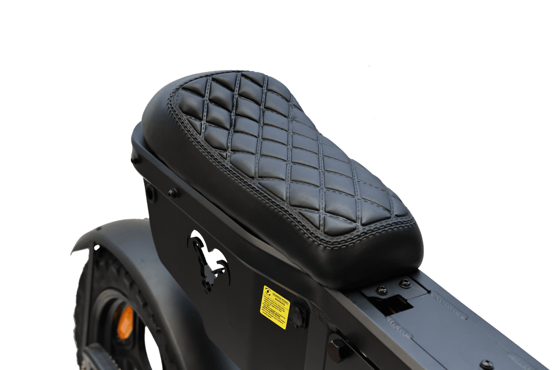 Goat Power King Goat V3 Electric Bike 8500W 70MPH Moped Style Ebike Moped-Style Electric Bikes All Black - Pedals 20