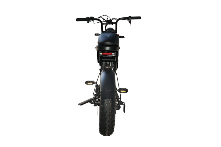 Goat Power Mini Goat Electric Bike 72V 5300W Compact Ebike Moped-Style Electric Bikes All Black - Pedals 4