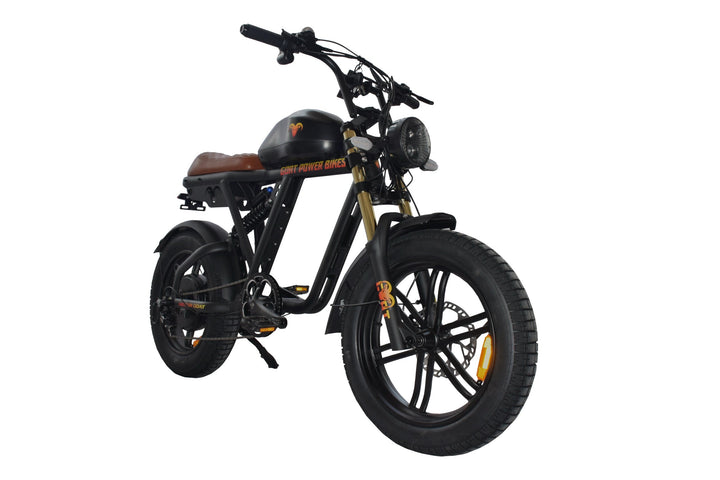 Goat Power Motor Goat V3 Electric Bike 3000W 50MPH Moped Style Ebike Moped-Style Electric Bikes Pedals 4