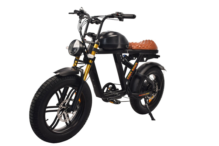 Goat Power Motor Goat V3 Electric Bike 3000W 50MPH Moped Style Ebike Moped-Style Electric Bikes Pedals 13