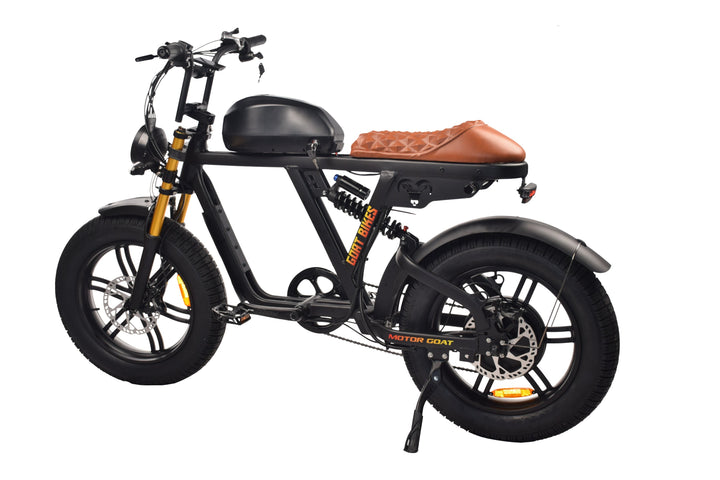 Goat Power Motor Goat V3 Electric Bike 3000W 50MPH Moped Style Ebike Moped-Style Electric Bikes Pedals 23