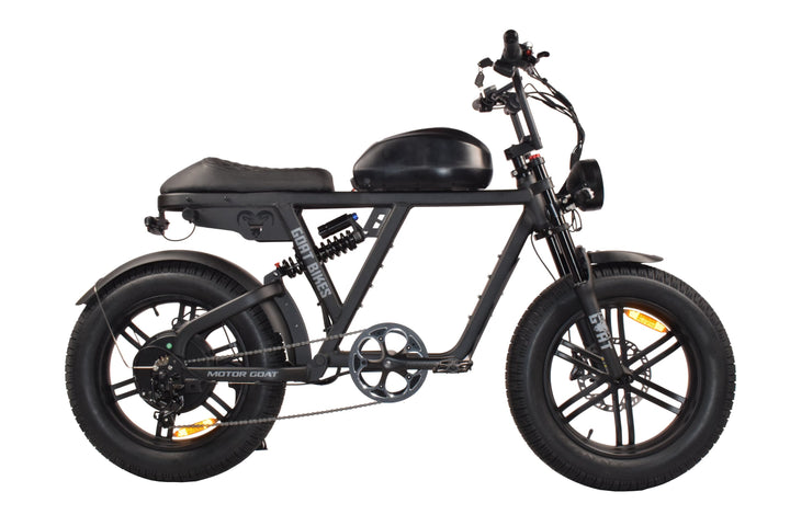 Goat Power Motor Goat V3 Electric Bike 3000W 50MPH Moped Style Ebike Moped-Style Electric Bikes Pedals 16