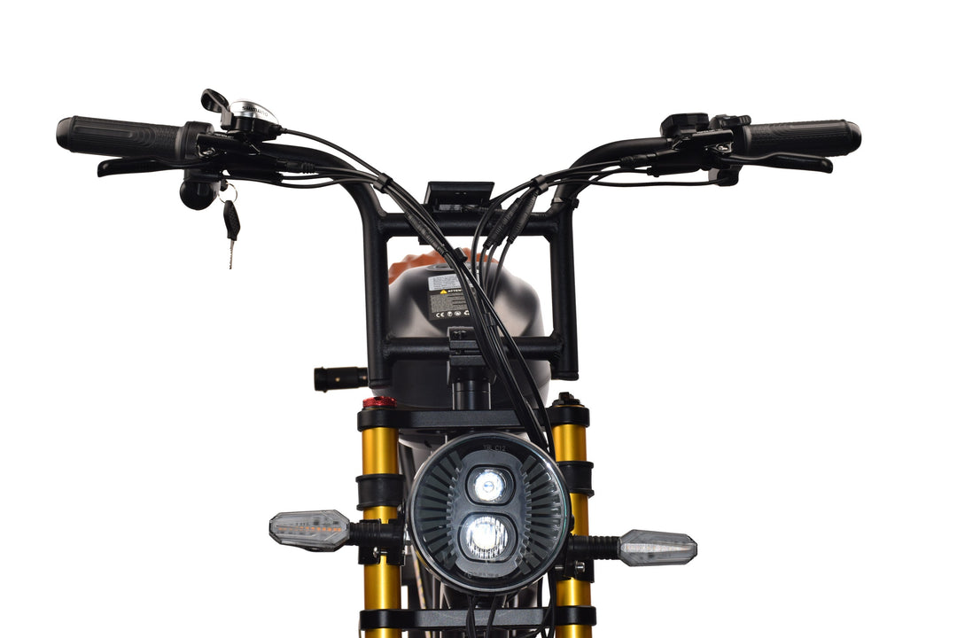 Goat Power Motor Goat V3 Electric Bike 3000W 50MPH Moped Style Ebike Moped-Style Electric Bikes Pedals 32