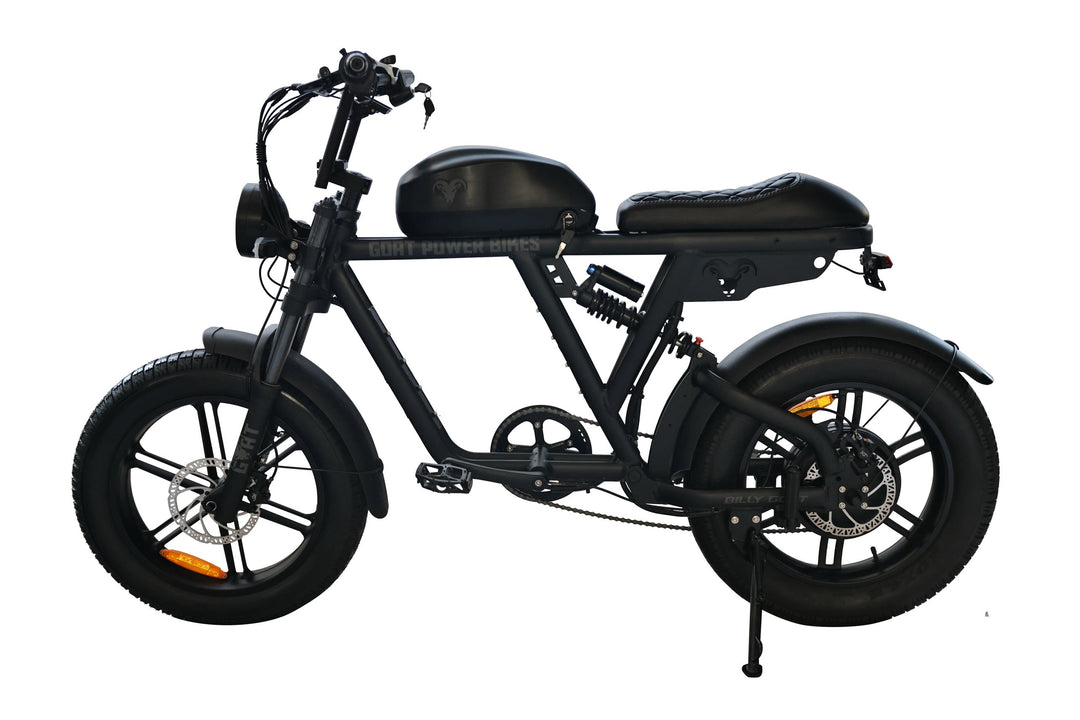 Goat Power Motor Goat V3 Electric Bike 3000W 50MPH Moped Style Ebike Moped-Style Electric Bikes Pedals 7