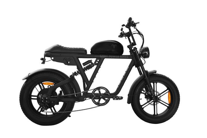 Goat Power Motor Goat V3 Electric Bike 3000W 50MPH Moped Style Ebike Moped-Style Electric Bikes Pedals 10