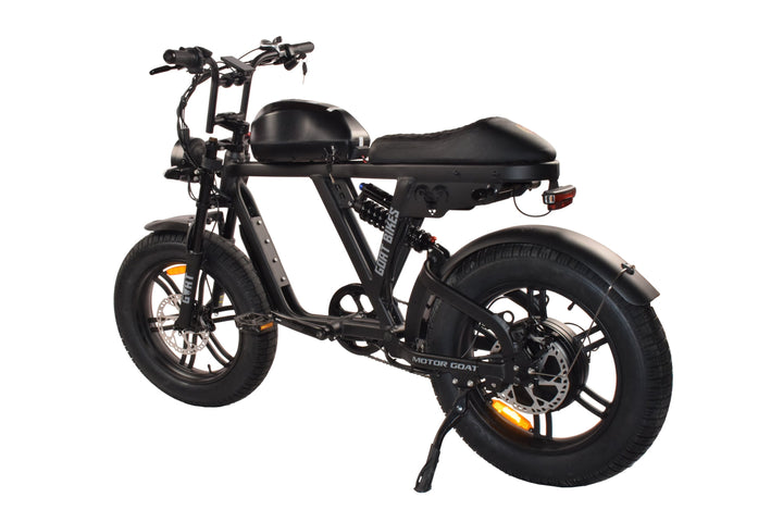 Goat Power Motor Goat V3 Electric Bike 3000W 50MPH Moped Style Ebike Moped-Style Electric Bikes Pedals 24