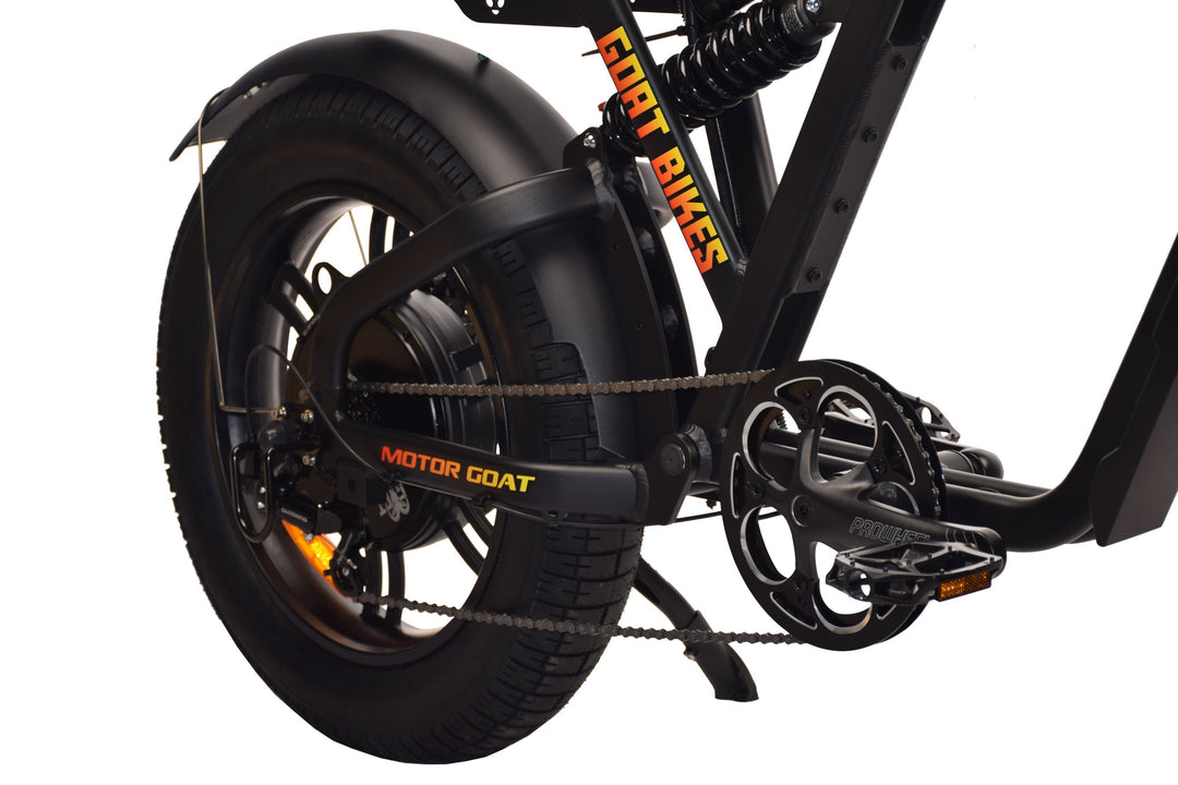 Goat Power Motor Goat V3 Electric Bike 3000W 50MPH Moped Style Ebike Moped-Style Electric Bikes Pedals 31