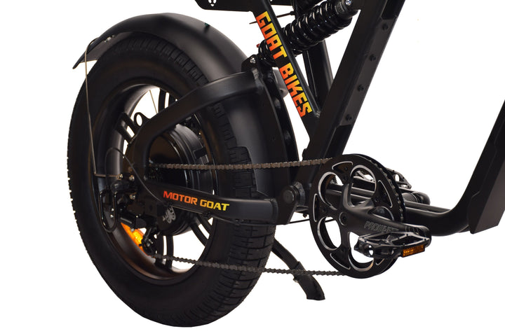 Goat Power Motor Goat V3 Electric Bike 3000W 50MPH Moped Style Ebike Moped-Style Electric Bikes Pedals 31