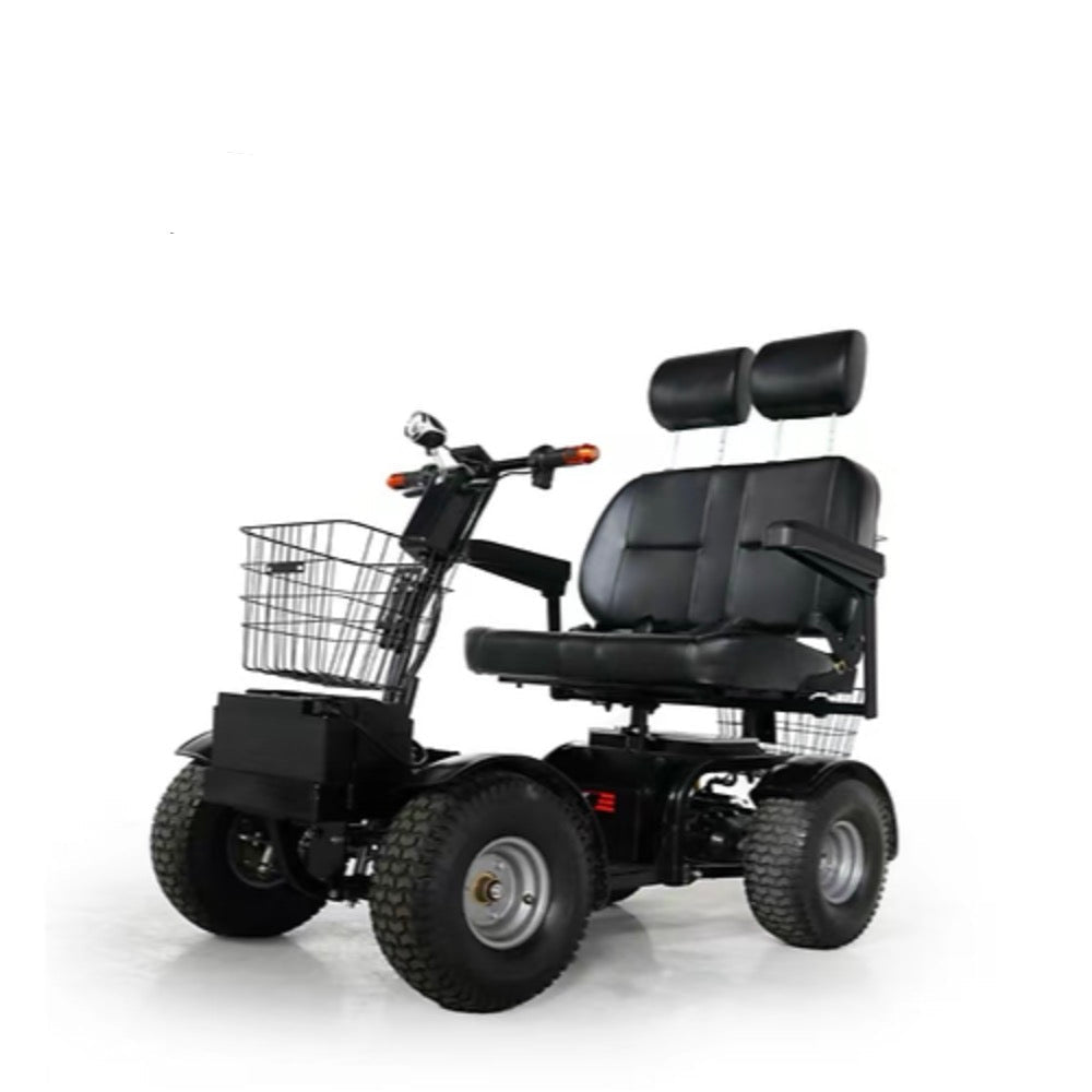 Green Transporter|Cheeta Ninja Mobility Golf Electric Scooter 4 Wheel Mobility Scooters Ninja Double Seat 11