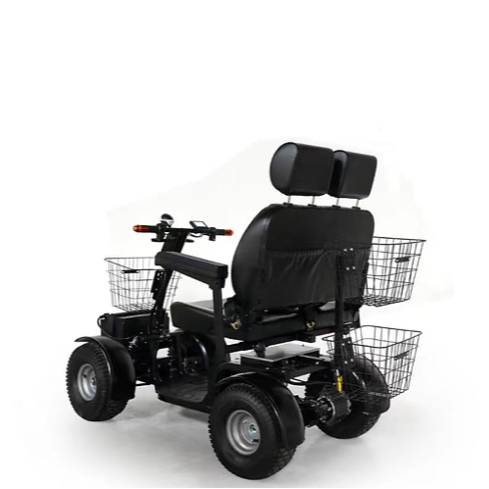 Green Transporter|Cheeta Ninja Mobility Golf Electric Scooter 4 Wheel Mobility Scooters Ninja Double Seat 14