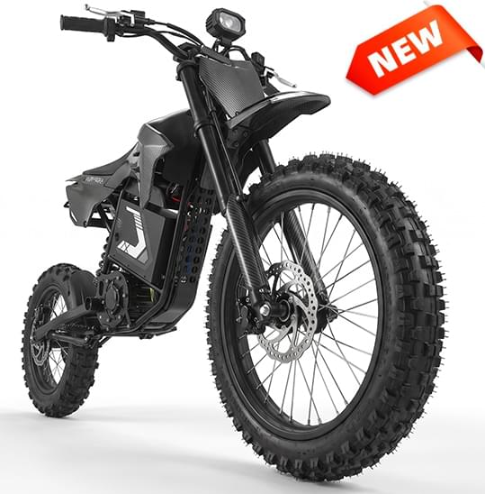 HappyRun F18 2.0 Electric Dirt Bike 245 N.m Dirt Electric Bikes Black 1