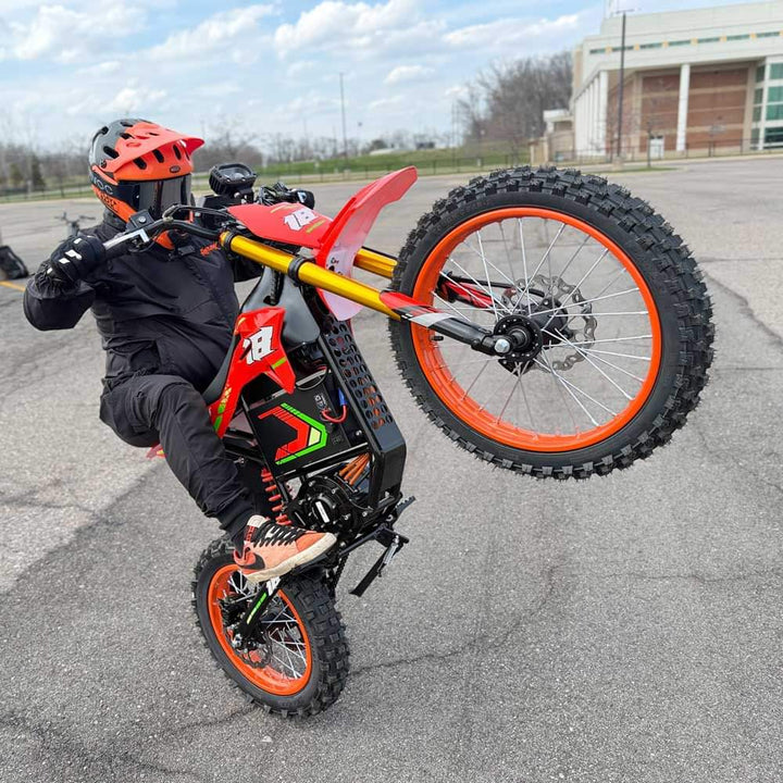 HappyRun F18 2.0 Electric Dirt Bike 245 N.m Dirt Electric Bikes Red 14