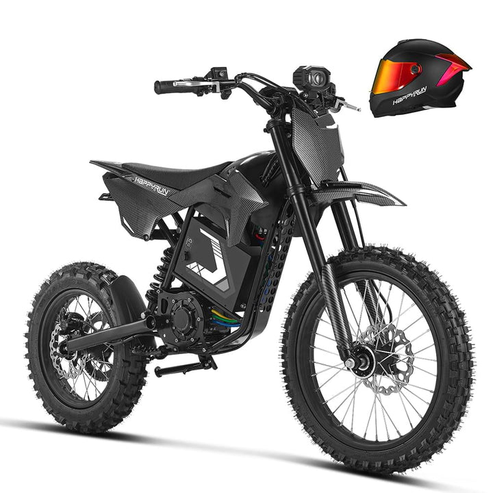 HappyRun F18 2.0 Electric Dirt Bike Combo Dirt Electric Bikes Red X2 16
