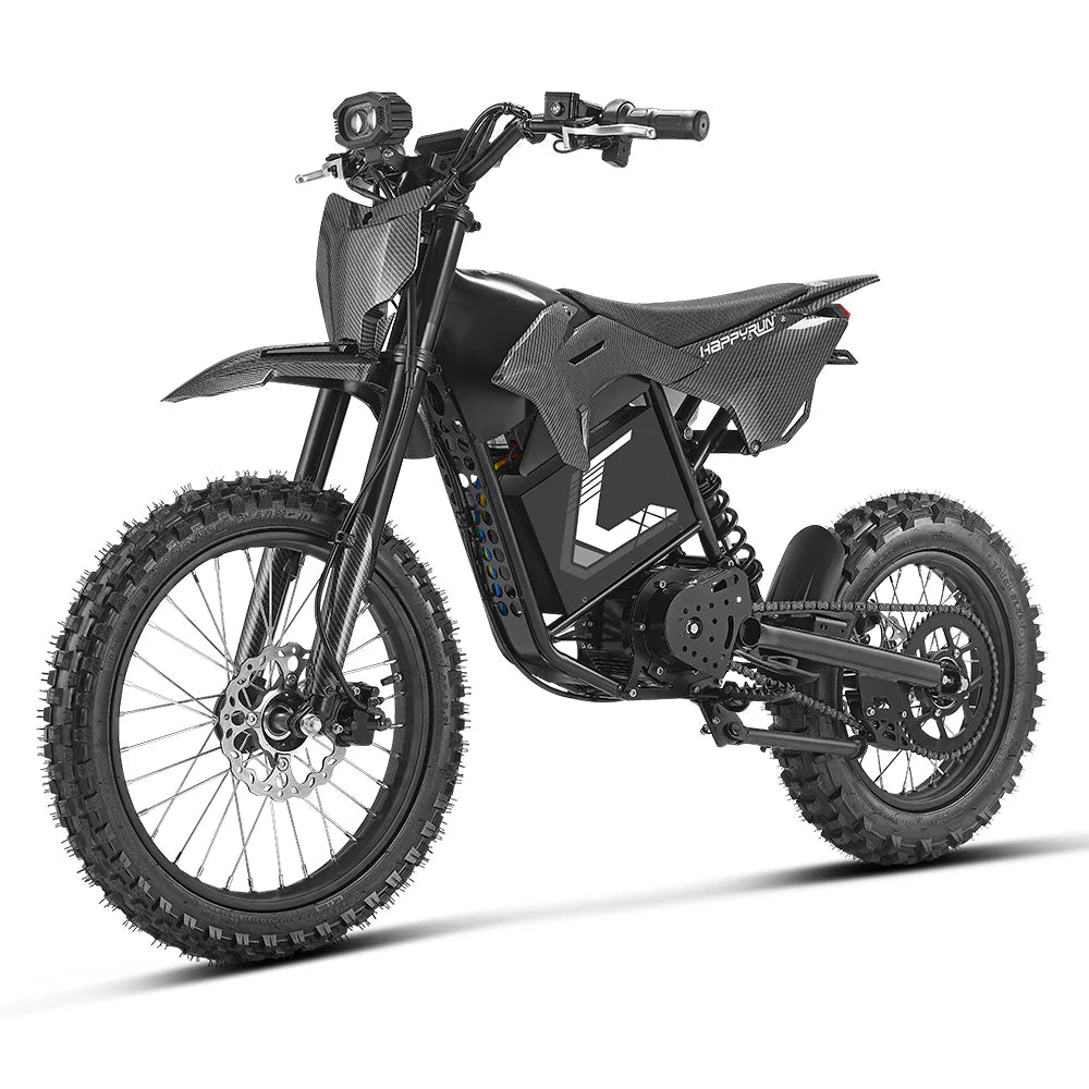 HappyRun F18 2.0 Electric Dirt Bike Dirt Electric Bikes Black 7