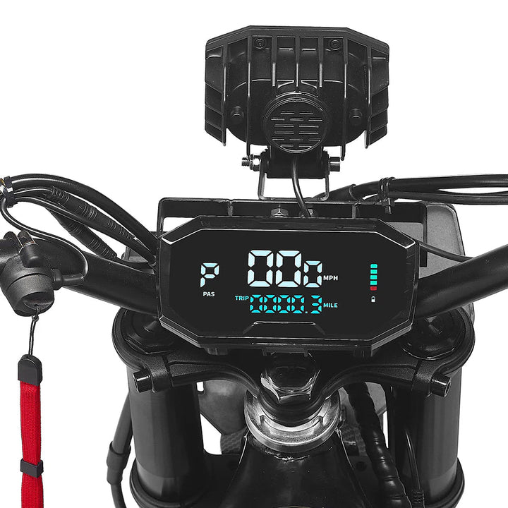 HappyRun F18 2.0 Electric Dirt Bike Dirt Electric Bikes Black 12