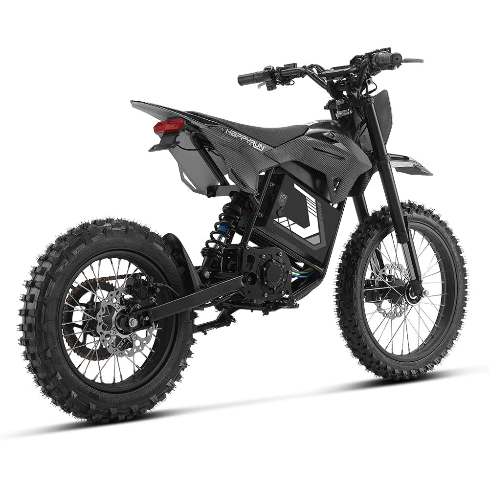 HappyRun F18 2.0 Electric Dirt Bike Dirt Electric Bikes Black 8