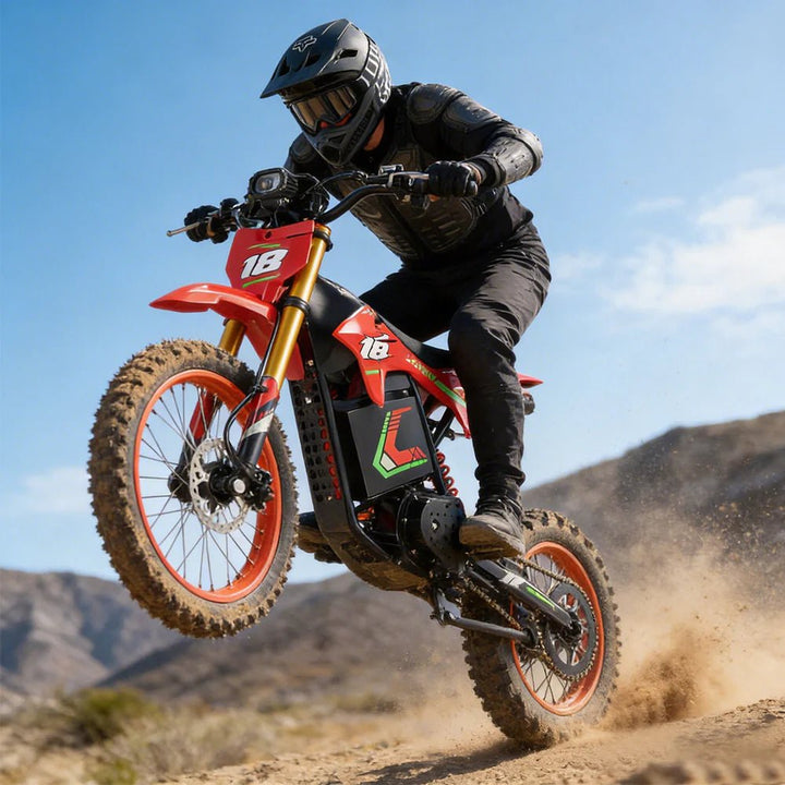 HappyRun F18 Electric Dirt Bike with Mid-Drive for Teens & Adults HappyRun Electric Bikes 10