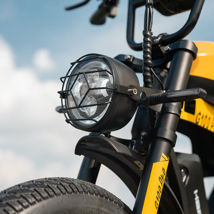 HappyRun G100 Pro 6000W Dual Battery Electric Bike HappyRun Electric Bikes Yeollow 7