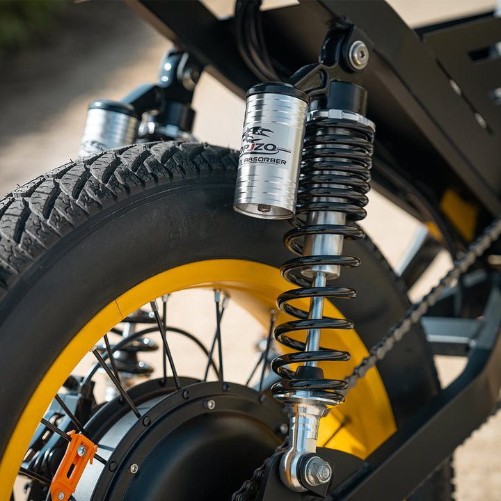 HappyRun G100 Pro 6000W Full Suspension, Long Range E-Bike