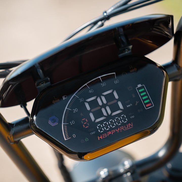 HappyRun G100 Pro 6000W Full Suspension, Long Range E-Bike