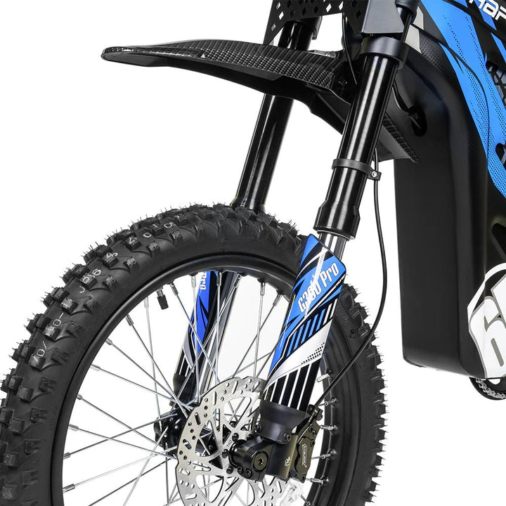 HappyRun G300 Pro 6500W Electric Dirt Bike Dirt Electric Bikes Black 7