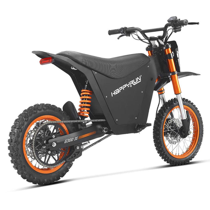 HappyRun G300 SE Electric Mini Dirt Bike with Mid-Drive for Teens & Adults HappyRun Electric Bikes Blue 5