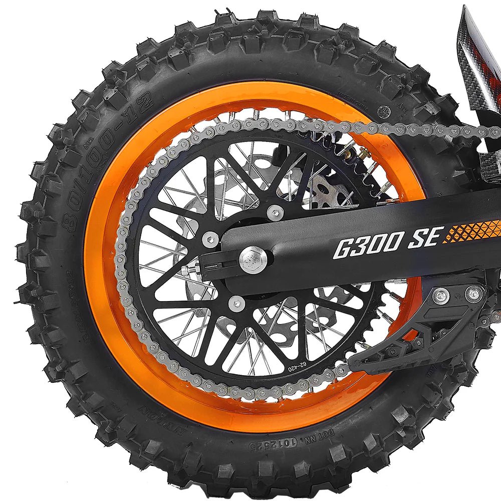 HappyRun G300 SE Electric Mini Dirt Bike with Mid-Drive for Teens & Adults HappyRun Electric Bikes Blue 9