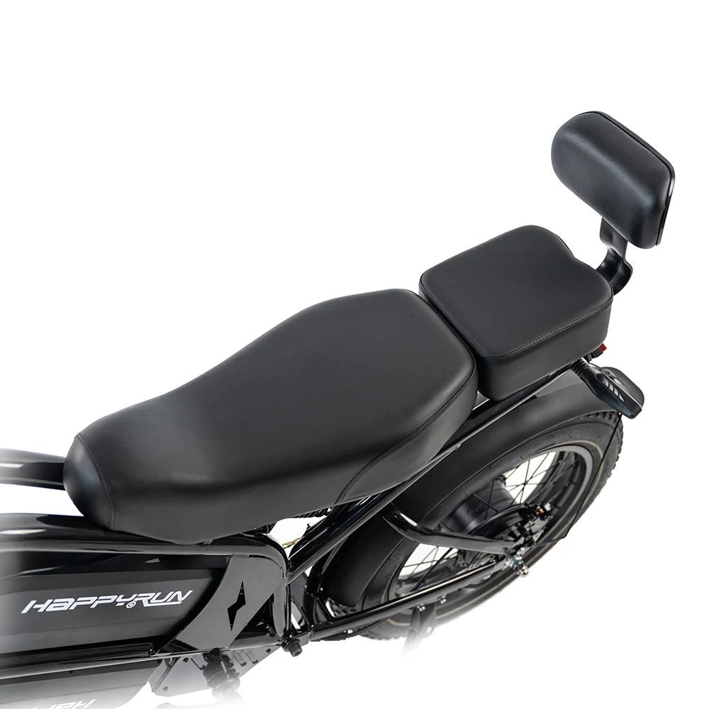 HappyRun G70 Full Suspension, Fat Tire,Two-Seater Fast E-Cargo Bike