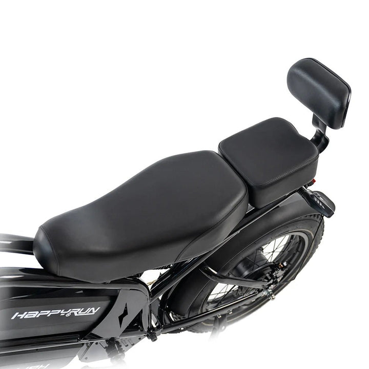 HappyRun G70 Full Suspension, Fat Tire,Two-Seater Fast E-Cargo Bike