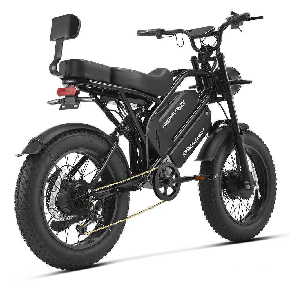 HappyRun G70 Pro Dual-Motor Dual-Battery Electric Cargo Bike Cargo Electric Bikes Without Rear 3