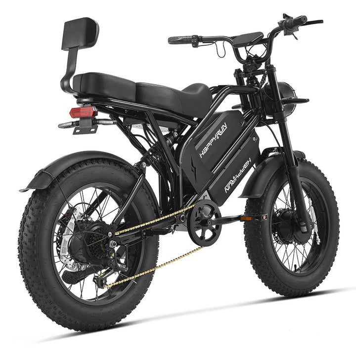 HappyRun G70 Pro Dual-Motor Dual-Battery Electric Cargo Bike Cargo Electric Bikes Without Rear 3