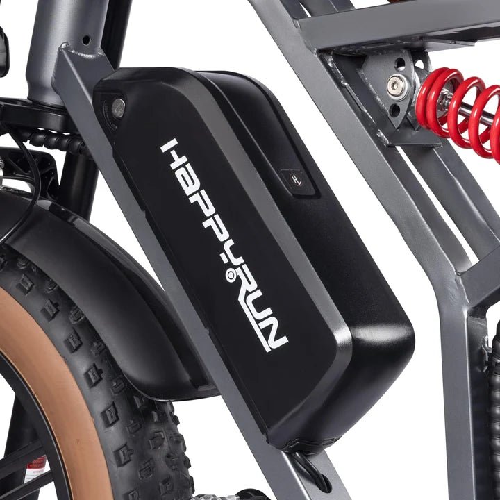 HappyRun Removable E-Bike Battery Long Range Batteries G50 Version A 1