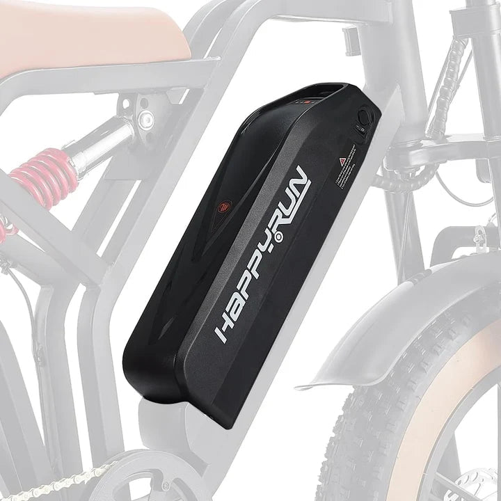 HappyRun Removable E-Bike Battery Long Range Batteries G50 Version A 5