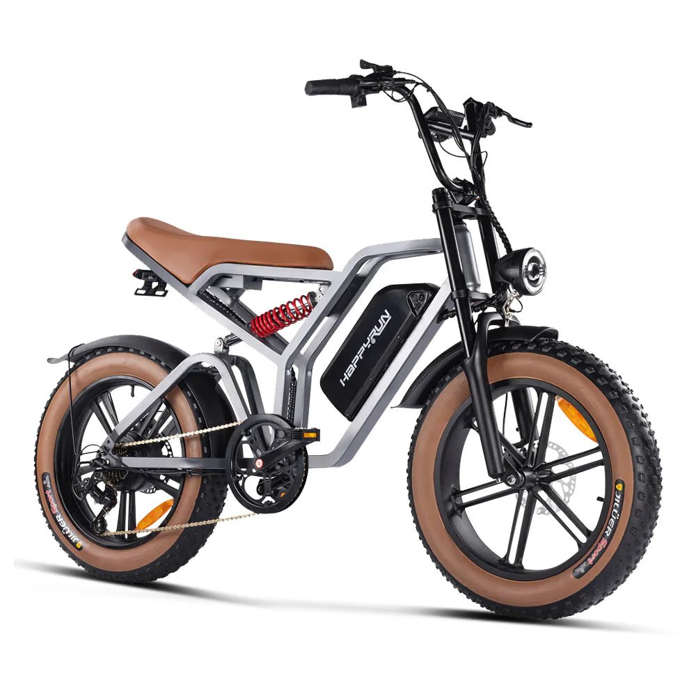 Happyrun Tank G60 Pro 2000W Moped Style Offroad Electric Bike Fat Tire