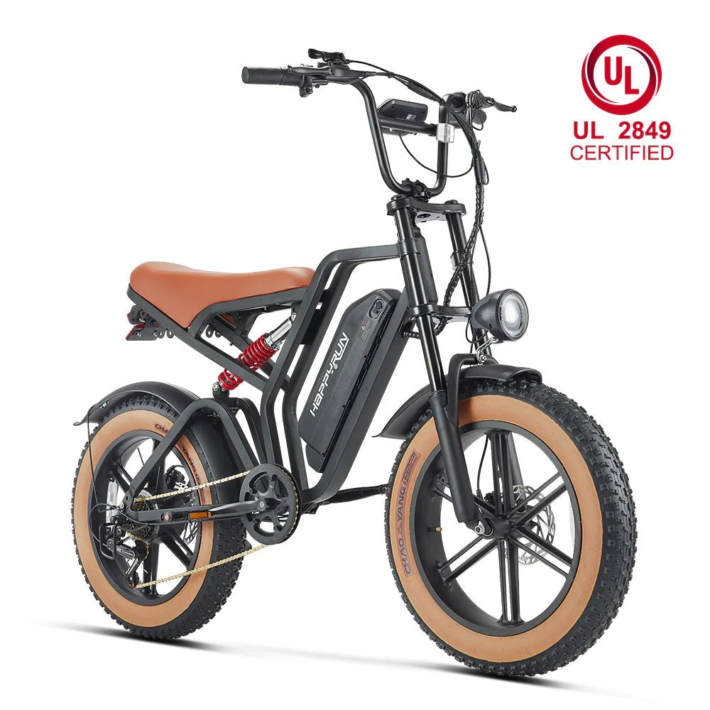 Happyrun Tank G60 UL 2849 Certified Electric Dirt Bike Fat Tire All Terrain Dirt Electric Bikes 1