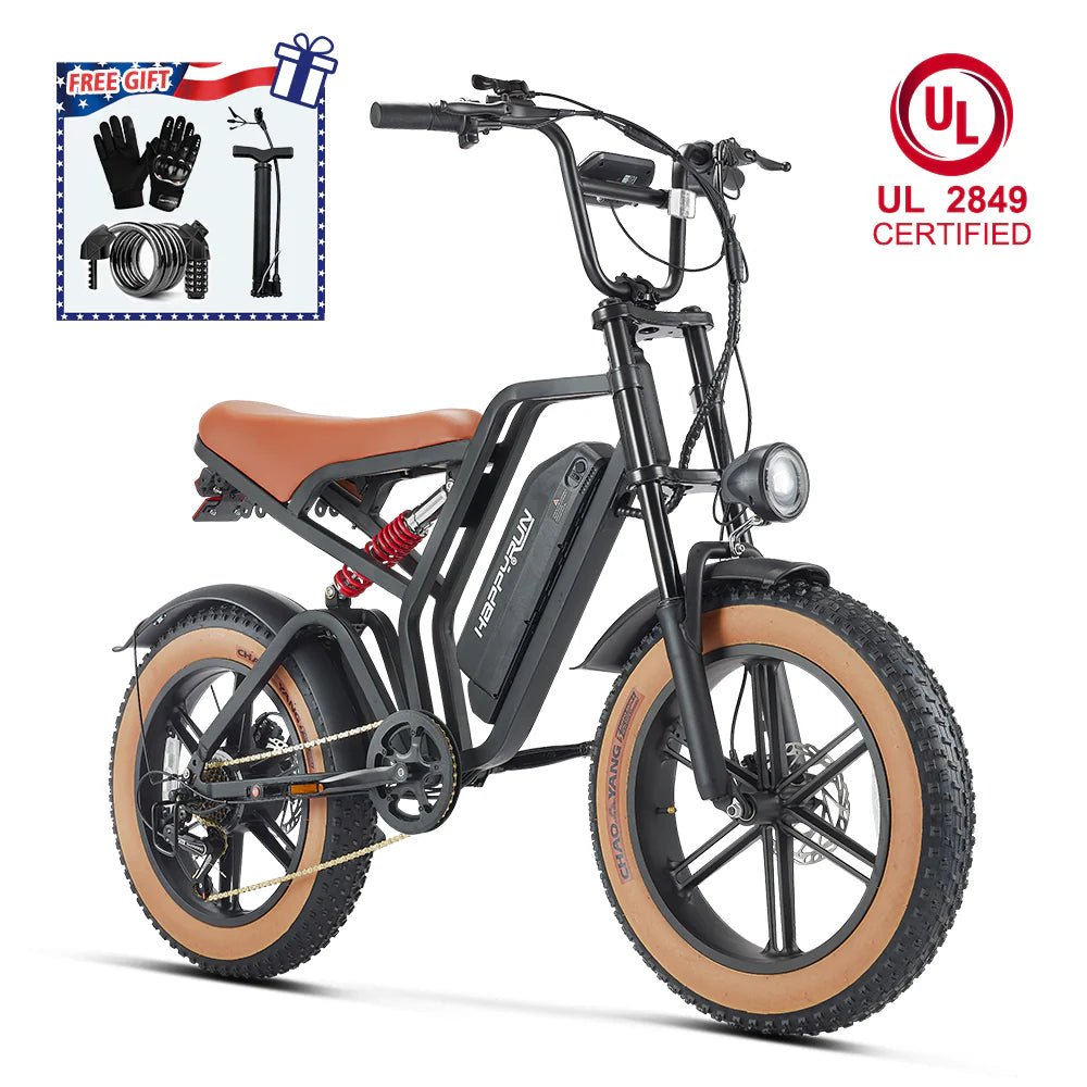 Happyrun Tank G60 UL 2849 Certified Electric Dirt Bike Fat Tire All Terrain Dirt Electric Bikes 1