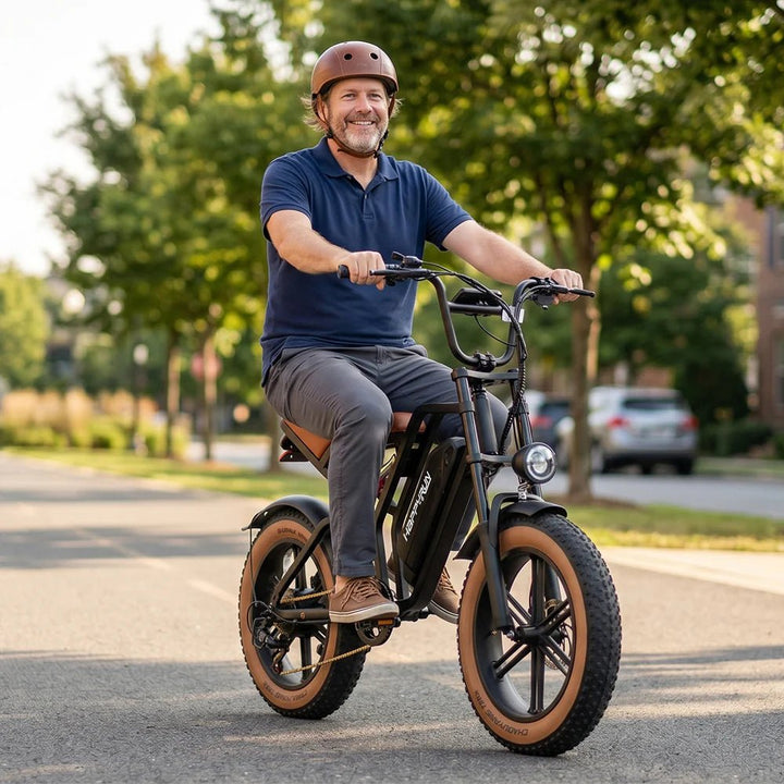 Happyrun Tank G60 UL 2849 Certified Electric Dirt Bike Fat Tire All Terrain Dirt Electric Bikes 11