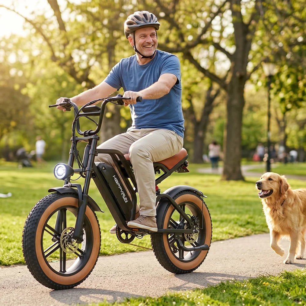 Happyrun Tank G60 UL 2849 Certified Electric Dirt Bike Fat Tire All Terrain Dirt Electric Bikes 2