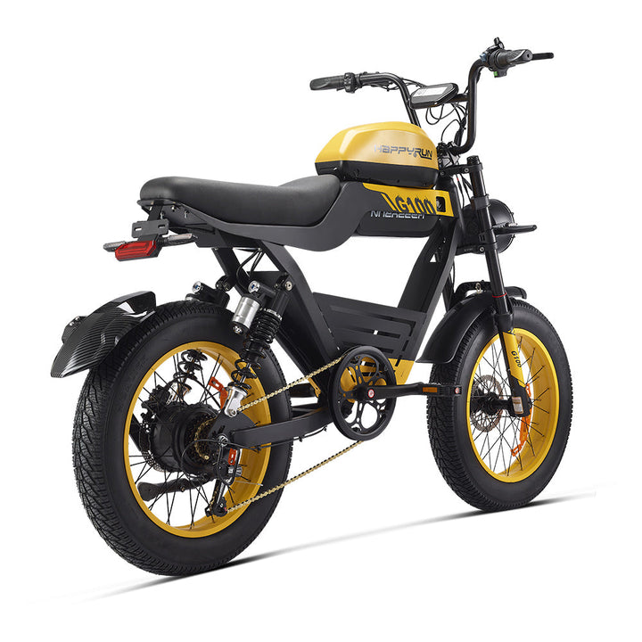 HappyRun G100 Electric Bike with 2000W Dual Battery 80-Mile Range